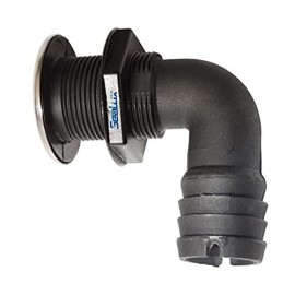 SeaLux Marine Thru-Hull/Scupper Drain for Hose Dia. 1-1/2