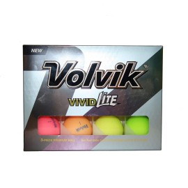 Volvik Vivid Golf Balls, Matte Blue (One Dozen) - 9760