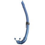 Cressi Corsica Premium Ultra Flexible Snorkel (Made in Italy) (Blue Nery)