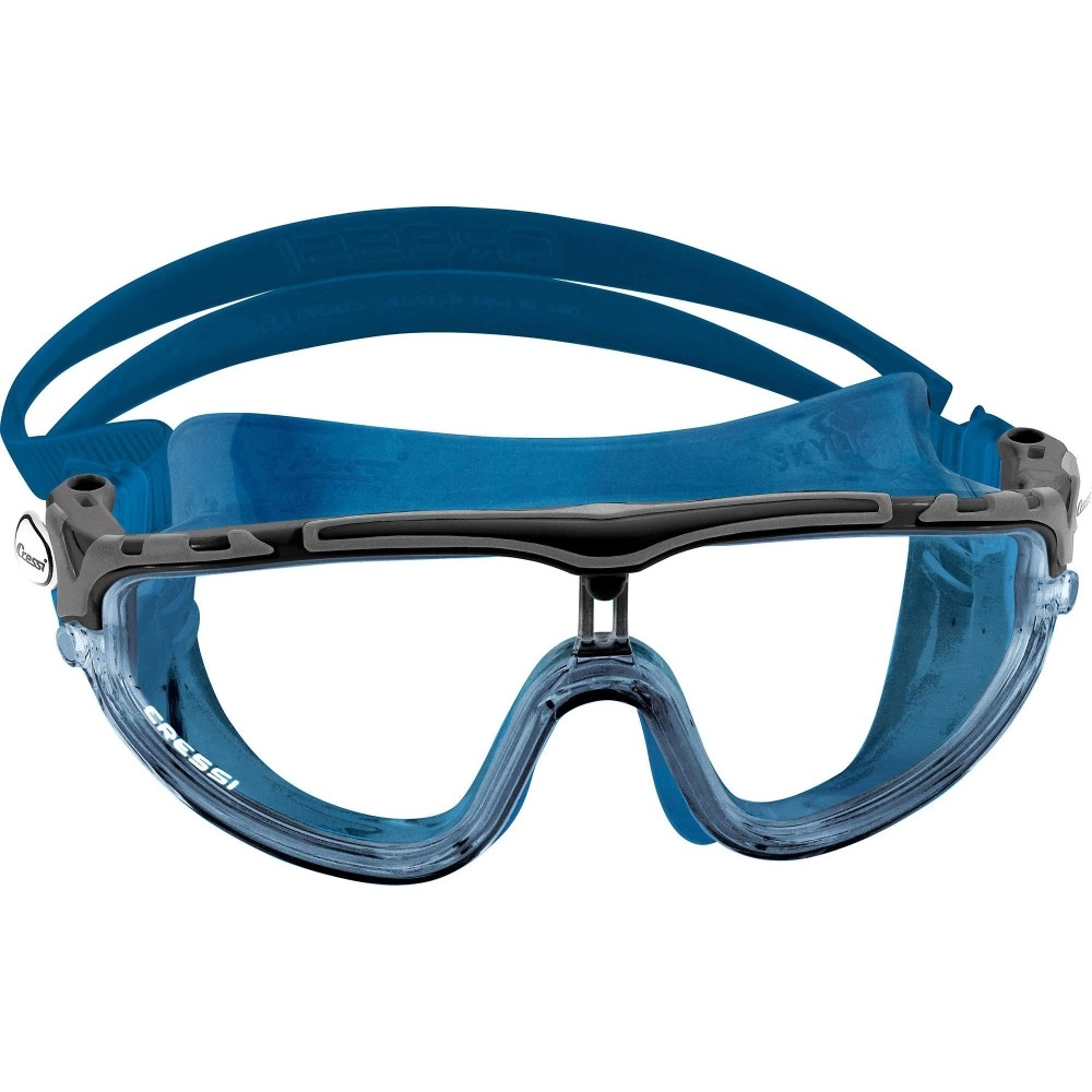 Cressi Adult Wide View Swim Mask Skylight: made in Italy, Blue [DUPLICATE]