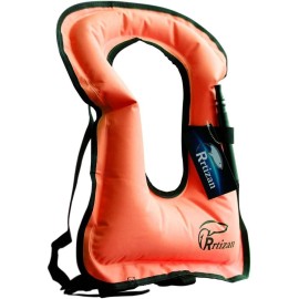 Children Snorkel Vest Boys & Girls Inflatable Snorkeling Jacket for Diving Swimming Safety