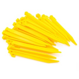 DiER 24x?Durable?Tent?Pegs?Plastic?Spike?Hook?Awning?Camping?Caravan?Tent?Stakes?Kit