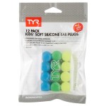 TYR Kids Soft Silicone Ear Plugs - 12 Pack