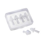 TYR Ergo Flex Ear Plugs-4pk Swimming Equipment, Clear, All