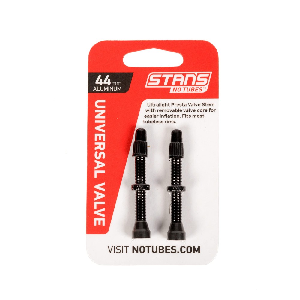 Stan'S Notubes As0149 Universal Valve Aluminium, Black Up to 8 mm Valve Hole, 35 mm