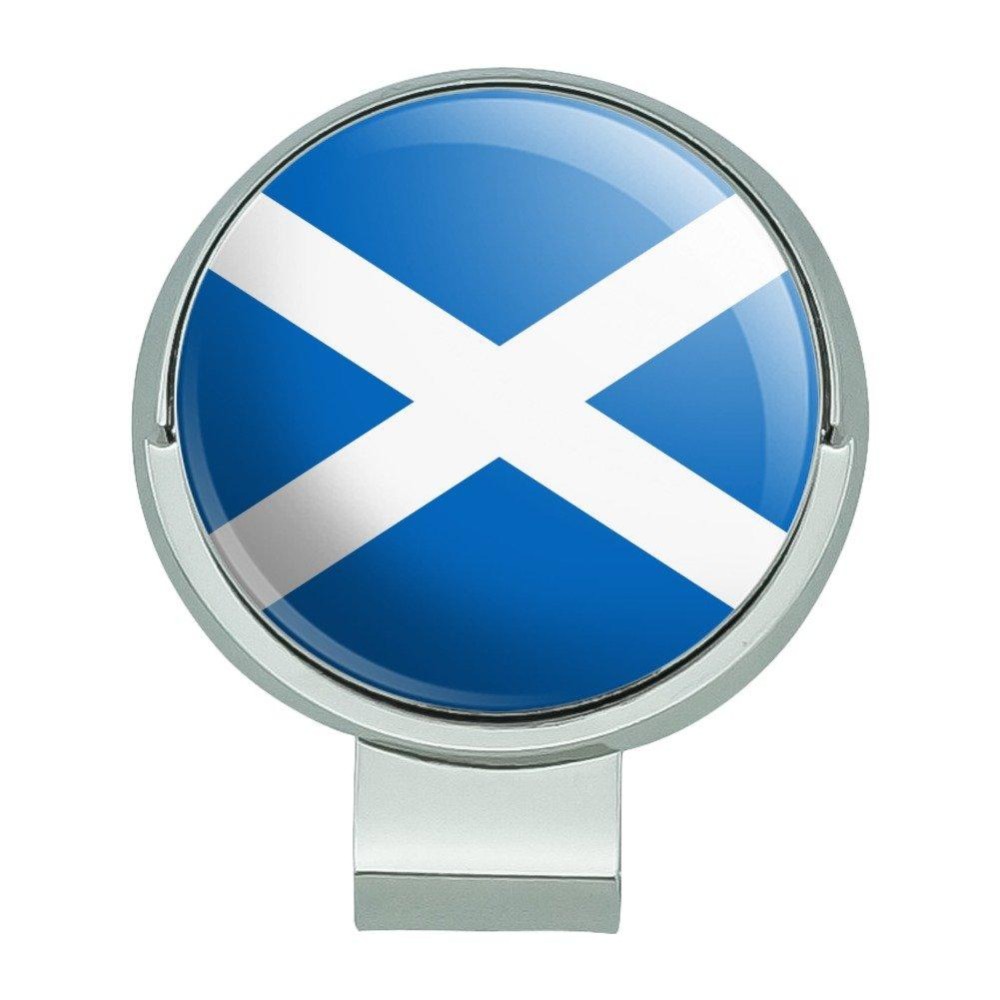 GRAPHICS & MORE Scotland Scottish Country Flag Golf Hat Clip with Magnetic Ball Marker