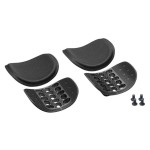 Profile Designs Ergo Injected Armrest Kit Black 4 x 4.5 x 2