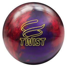 Brunswick Bowling Twist Reactive Ball, Red/Purple, Size 9