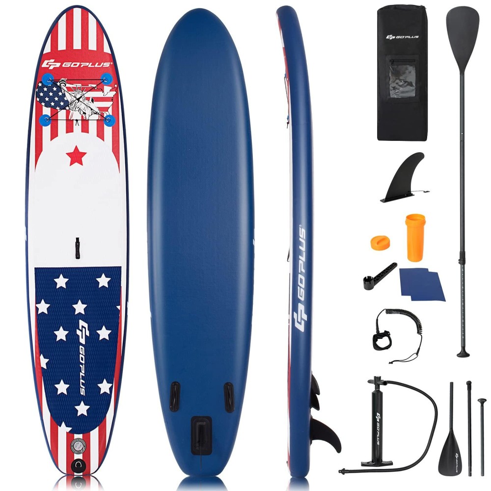 Goplus Inflatable Stand up Paddle Board iSUP Cruiser 6