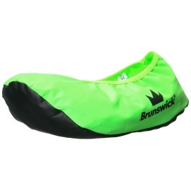 Brunswick Bowling Products Shoe Shield Shoe Covers- Neon S/M, Green, Small/Medium