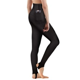 CtriLady Women's Wetsuit Pants Premium 2mm Neoprene Sauna Leggings for Workout Swimming Surfing and Snorking (Black, XL)