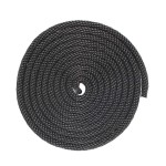 Solid Braid Nylon Rope - 5/16 Inch x 50 Feet - Black
