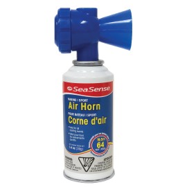 SeaSense Air Horn - Sport Size (1.4 oz), 115 dB - Loud 1 Mile Range, Meets EPA & USCG Standards - Great for Boat & Marine Safety, Ideal for Sporting Events Such as Football & Soccer