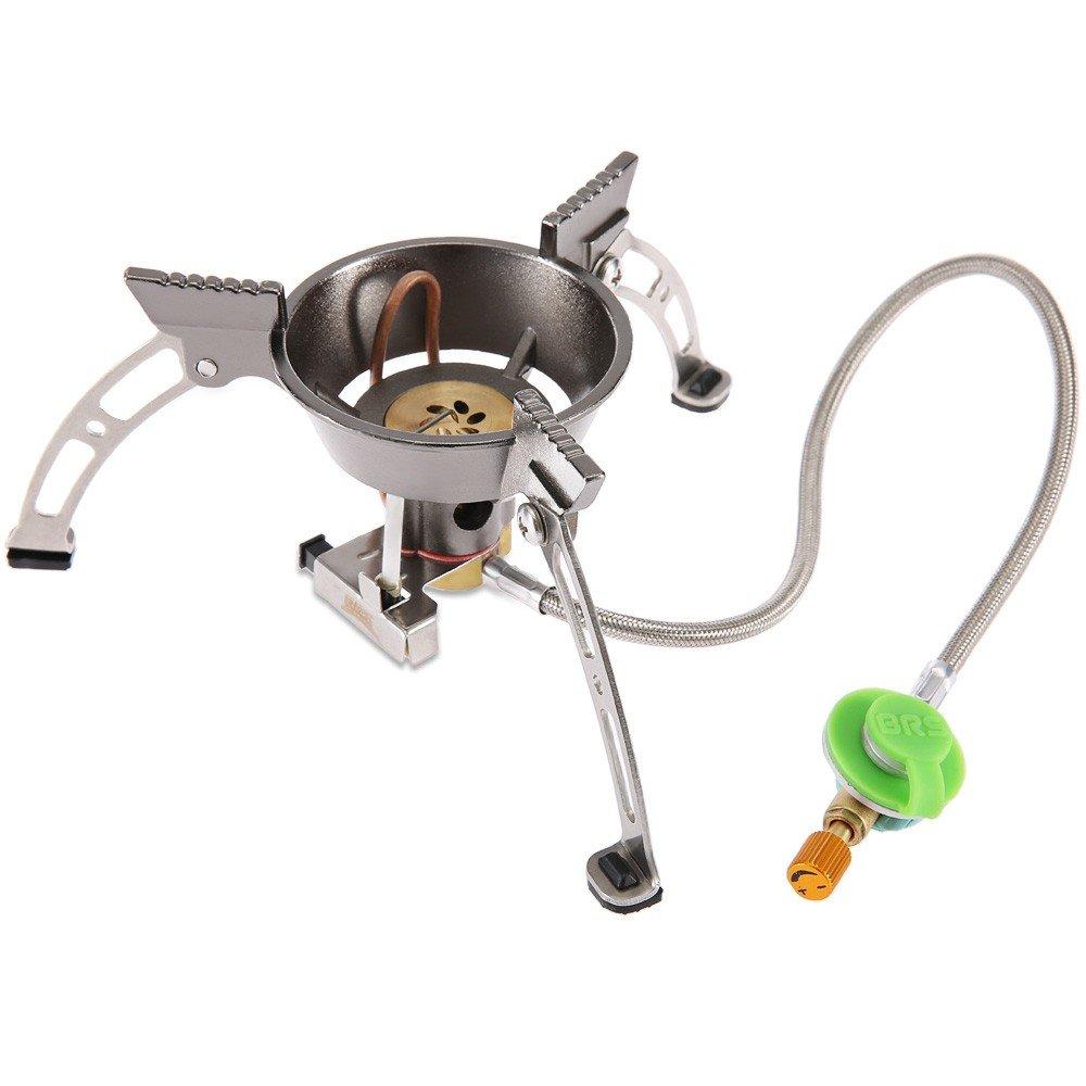 BRS - 11 Outdoor Gas Stove Split Windproof Cookware Copper Alloy Stainless Steel Camping Hiking Stove