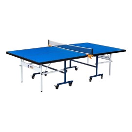 Indoor 15mm Table Tennis, Ping Pong Table with Net Set by Rally & Roar - Quick Assembly, Playback Mode, Space Saving Storage, Tournament Size, 30mm Steel Frame - Family and Friend Game Room Fun