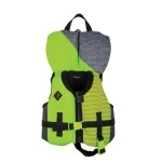 Ronix Vision Boy's CGA Life Vest, Lime Heather, Infant/Toddler (Up to 30lbs)