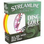 Streamline Discs 3-Disc Premium Disc Golf Starter Set (Colors and Models May Vary)