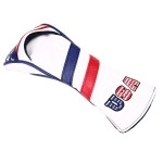 USA Stars and Stripes Golf Hybrid Head Covers with Interchangeable Number Tags Golf Builder