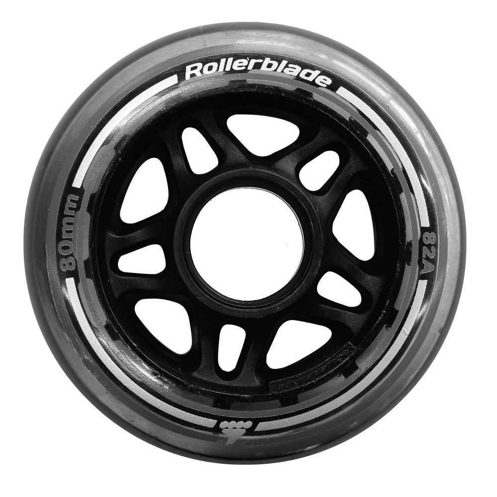 Rollerblade 80mm 82A Wheels, 6 Pack