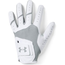 Under Armour Mens UA Iso-Chill Golf Gloves , Steel (035)/Steel , Right Hand Small Cadet