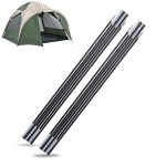 Dioche Tent Support Rods, Folding Fiberglass Tent Pole Bars Outdoor Camping Awning Frames Kit