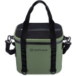 Earth Pak Heavy Duty Waterproof 20-Can Soft Cooler Bag for Camping, Sports, Fishing, Kayaking, Beach Trips - Mesh Bag Insert Included (20 Can, Green)