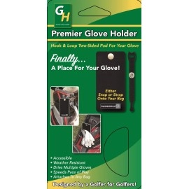 Golf Glove Holder - Made with First Class Material - Two-Sided - Attach Multiple Gloves - One-of-a-Kind