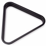 Mini Triangle Pool Rack Black Miniature Pool & Billiards Accessory Fits 1.5