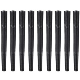 Karma Arthritic Oversized (+3/32) Golf Grips for Men (9 Piece Set) Firm Rubber Replacement Golf Club Grips Who Suffer from Arthritis
