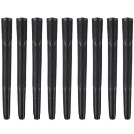 Karma Arthritic Oversized (+3/32) Golf Grips for Men (9 Piece Set) Firm Rubber Replacement Golf Club Grips Who Suffer from Arthritis