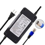 Abakoo 36V Battery Charger 42V 2A with 3-Pin XLR Connector Male for Mini Dirt 650 Battery