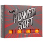 Volvik 9797 Power Soft Golf Balls Dozen - Gloss Orange