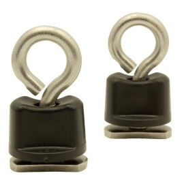 YakAttack Track Mount Tie-Down Eyelets, Two Pack