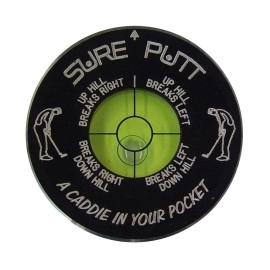 Sure Putt - Golf Putting Aid & Green Reader - Black
