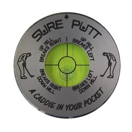Sure Putt - Golf Putting Aid & Green Reader - Silver