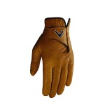 Callaway Golf Opti Color Men's Golf Glove (Worn on Left Hand, Large, Tan, Single Glove)