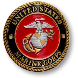 U.S. Marine Corps Hiking Stick Medallion