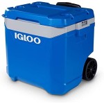 IGLOO Outdoor Latitude 60 Cool Box, Blue, 56 Liter