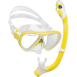 Cressi Pegaso & Iguana Dry, Yellow/White, One Size