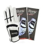 Etonic Golf MLH Stabilizer F1T Sport Glove (2 Pack) Black Cadet Small