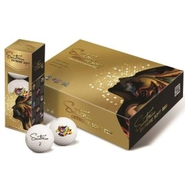 SAINTNINE Extreme Soft Gold Golf Balls (One Dozen)