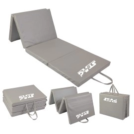 Stag STAG-G4F220 Multi-Purpose Foldable Fitness MAT 180 cm X 60 cm (Grey)