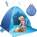 Beach Tent, Sunba Youth Beach Shade, Anti UV Instant Portable Tent Sun Shelter, Pop Up Baby Beach Tent, for 2-3 Person