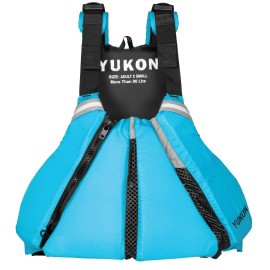 Yukon Sport Paddle Life Vest, Turquoise, 2XL/3XL