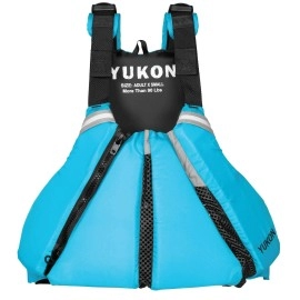 Yukon Sport Paddle Life Vest, Turquoise, Large/XL