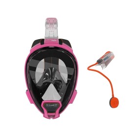 Ocean Reef Aria QR+ with Camera Holder and Snorkie Talkie Pink Size S/M