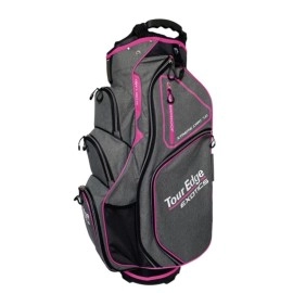 Tour Edge Exotics Xtreme Cart 7.0 Bag-Heath-Pink-White,One Size,UBAE7CB06