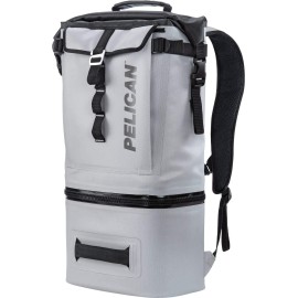 Pelican Dayventure Backpack Soft Cooler (Light Grey) , 18.4 Liters