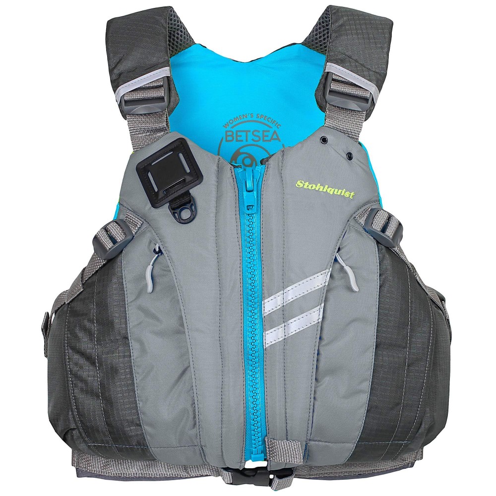 Stohlquist Women's Betsea Lifejacket (PFD)-Gray-Plus