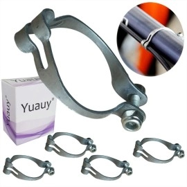 Yuauy 4 Sets Metal Ring Firmly to Frame MTB Bike Cable Guide Brake Cable Shift Cable Derailleur Cable Base Guide Clip Fitting Line Tube Housing Durable